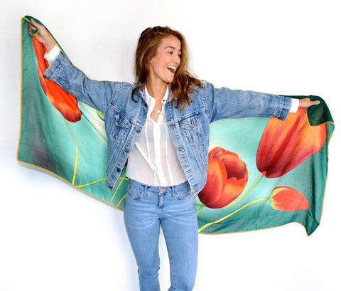 Tulipscarf Green