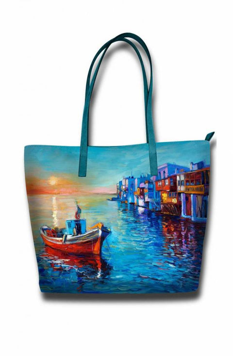 Mykonos Painting bagset