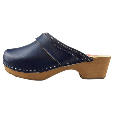 Dina Swedish clogs navy blue
